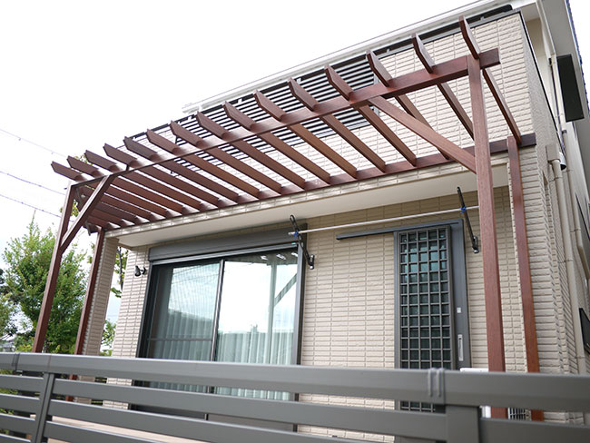ウリンパーゴラ施工例