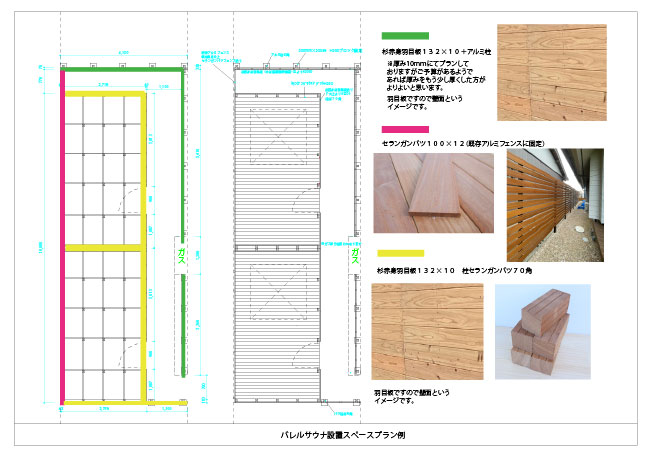 サウナ設置プラン例