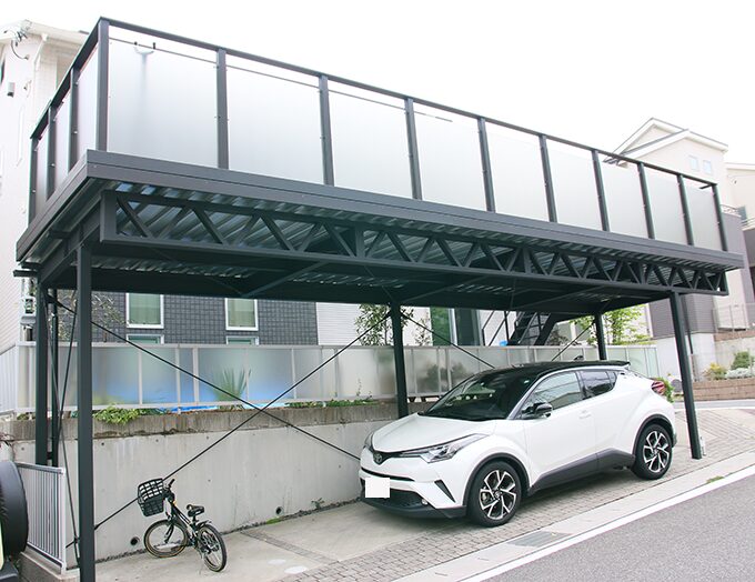 ガレージデッキ【608】施工例