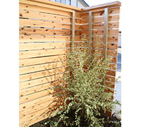 飫肥杉赤身材ウッドフェンス