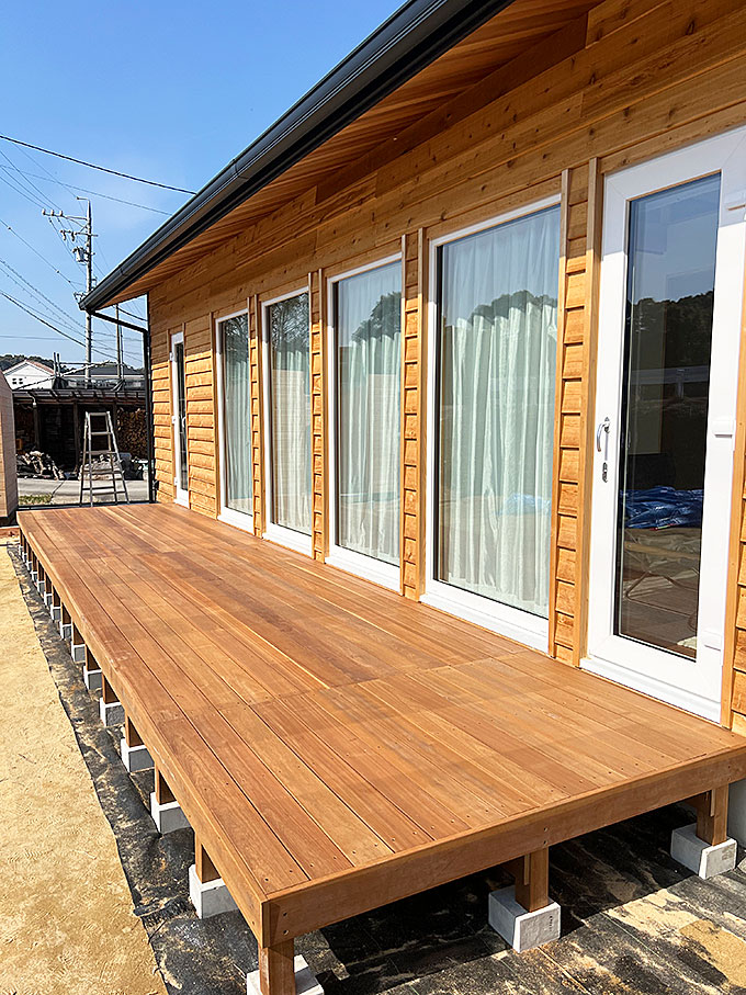 ウリンフラットデッキ施工例(半田市)