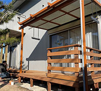 動線をつなぐ拡張リフォームウリンウッドデッキ施工例（愛知県江南市）