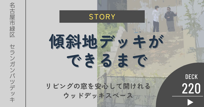 傾斜地デッキ（220）（名古屋市緑区）